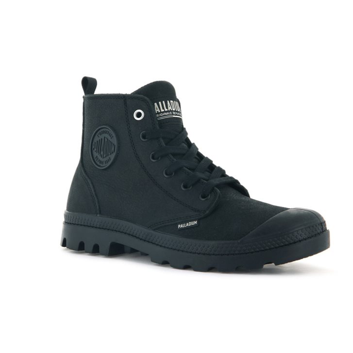 Dámské Boty Palladium Pampa Hi Zip SL Černé | CZ EKG-79B